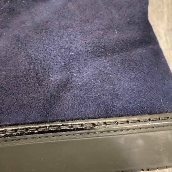 Hermes Jimmy Blue Suede High Tops Sneakers Size 11 - Picture 16 of 16